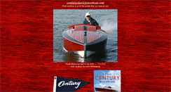 Desktop Screenshot of centuryclassicpowerboat.com