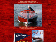 Tablet Screenshot of centuryclassicpowerboat.com